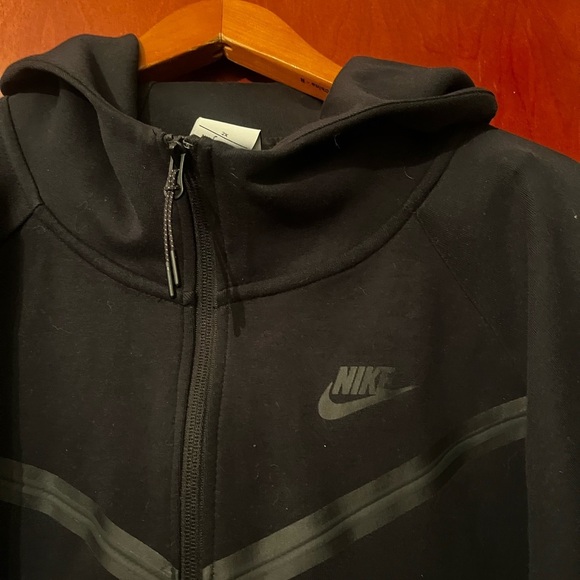 Nike Tech Fleece Black FZ Windrunner Hoodie Jacket DA2044-010 Sz 2X Women - Picture 5 of 10